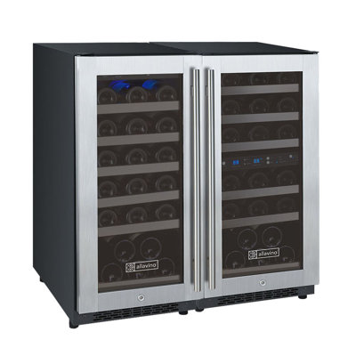 Allavino Triple Zone 30 " Built-In and Freestanding 60 Bottle Wine Refrigerator
