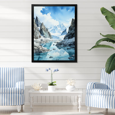 «Groenland Frozen Wonderland Lansdcape III», reproduction sur toile