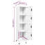 Voyles 4 - Tier 4 - Section 38Cm Wide 180Cm High Metal Employee Locker-1869436011