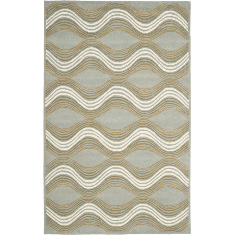 Secaucus Hand Tufted Wool Abstract Rug