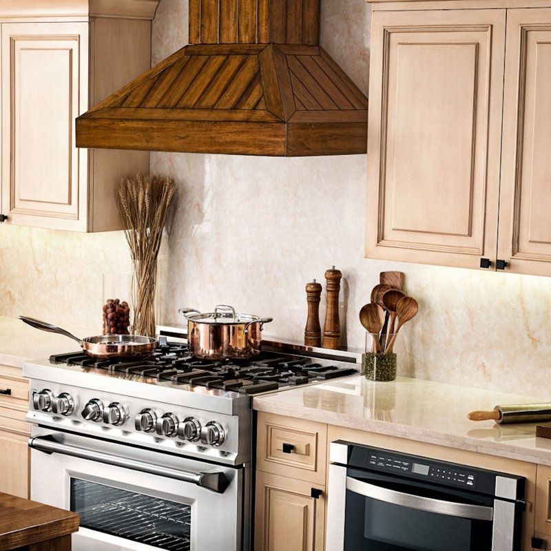ZLINE Range Hood Chimney Extension for 12 ft. Ceilings, Rustic Light