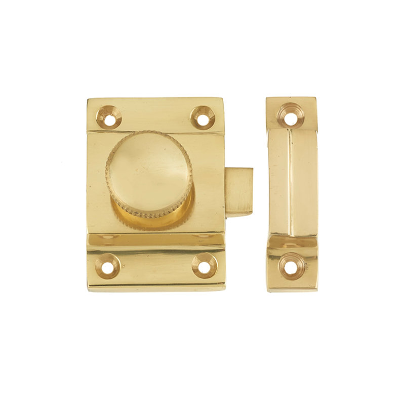 57X41mm SC Door Catch, Polished Brass