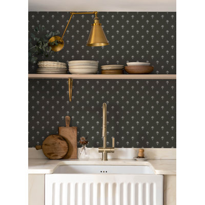 Surdiva Honey Floral Fan Wallpaper