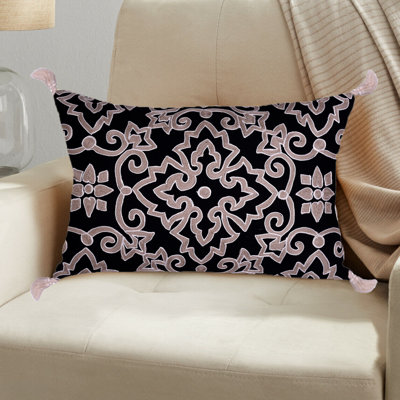 Sleaford Embroidered Lumbar Pillow
