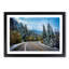 Winter Forest Road - Picture Frame Painting Print-55612918-55612923