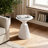 Cement Outdoor End Tables Side Table