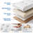 30" Upholstered Folding Storage Ottoman, PU Leather Tufted Footrest End of Bed Bench with Padded Seat-1795200475