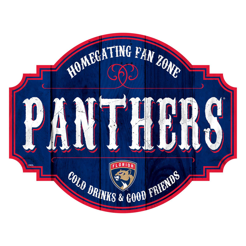 Rustic Entertainment Wall Decor, Florida Panthers