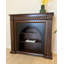 Armoire décorative française en bois massif avec foyer de rangement-351074171