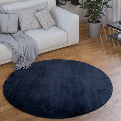 Tapis doux, doux, à poils courts, antidérapant, de couleur unie, lavable