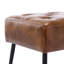 Faux Leather Upholstered Bench with Metal Legs-275778458
