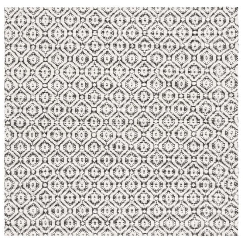 Marbella Hand Woven Performance Geometric Rug, Square 6'