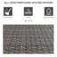 Porte-serviettes élégant en rotin imperméable pour piscine et spa - Solution de rangement élégante pour l'intérieur et l'extérieur