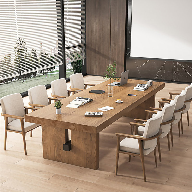 Table de conférence 110,24 po, H 29,53 po x L 110,24 po x l 39,37 po