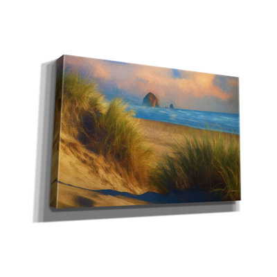 " Evening On Cannon Beach Oil Painting " by Rick Berk