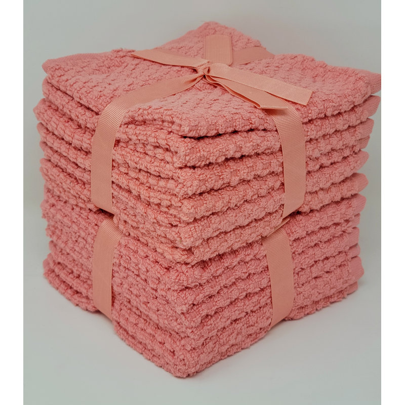 Withernsea Cotton Washcloth, Tigerlily