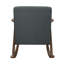 Siège et dossier rembourrés en bois de noyer foncé 1 pièce Modern Home Furniture-187479245
