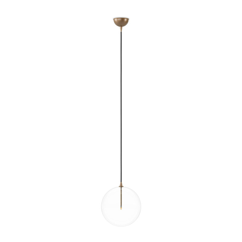 Jussica 1 - Light Pendant, 124.25" H x 7.87" W x 7.87" D, Heritage Bronze Brass