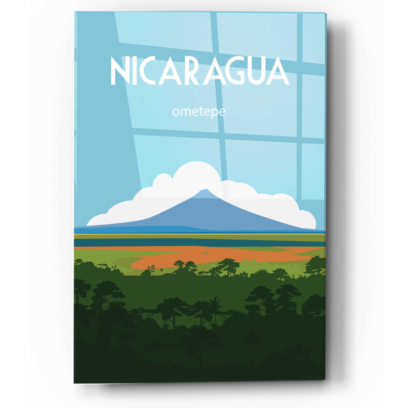 Nicaragua - impression sans cadre, H 16 po x l 12 po x P 0,13 po