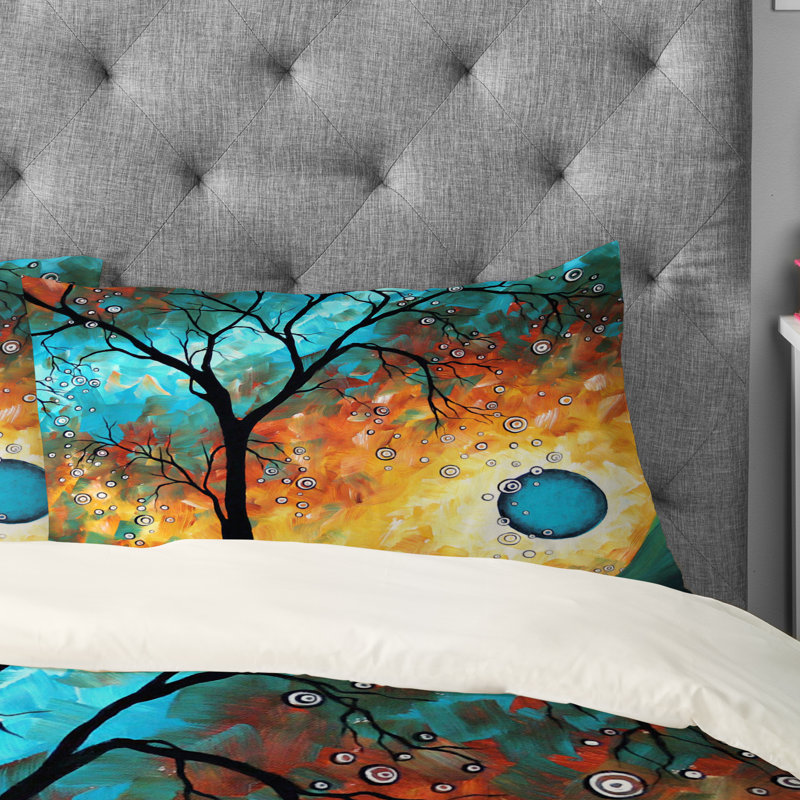 Aqua Burn Pillowcase, Standard