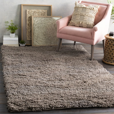 Berkley Wool Area Rug in Gray
