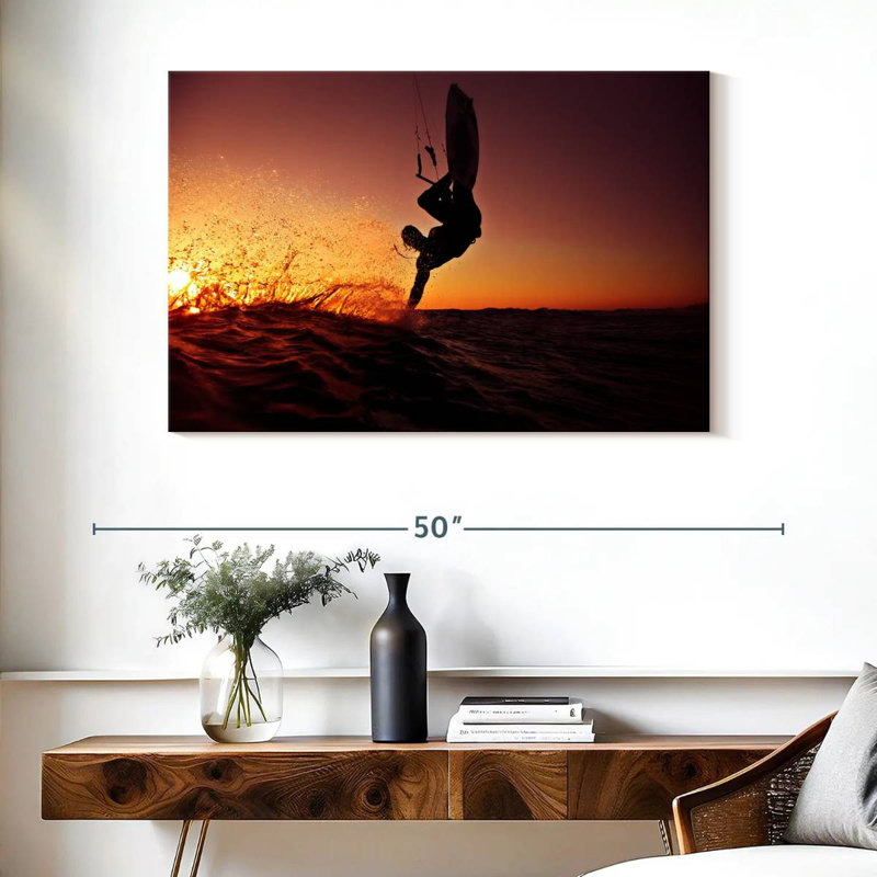 Sireci Sundown Kitesurfing, 26" H x 39" W
