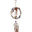 Whimsical Hummingbirds By Enchanted Globe Floral Garden Copper Wind Chime