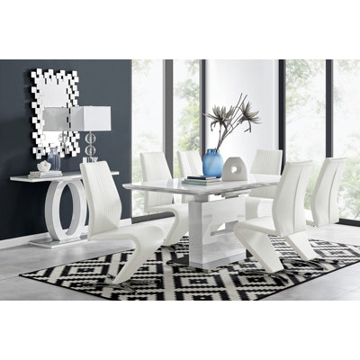 Eubanks Dining Set with 6 Chairs