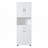 Tall Bathroom Cabinet With Laundry Basket-121106478