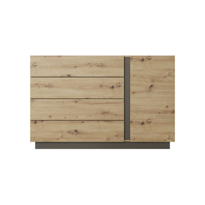 Janelisse 139cm W 4 - Drawer Chest of Drawers