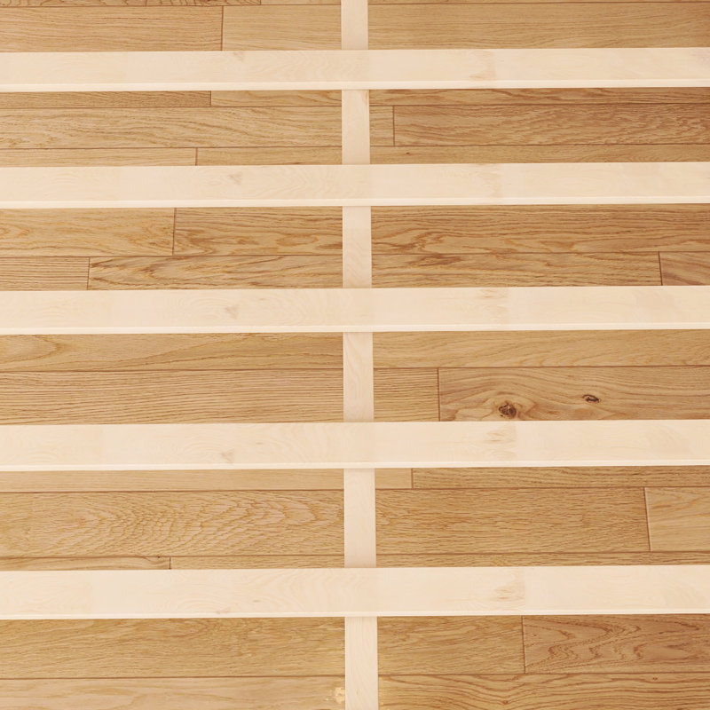 Lit double à structure en bois avec tiroirs de rangement sous le lit et étui de rangement, Blanc