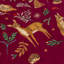 Berry Woods  Embroidered Velvet Cushion Cover-134797042