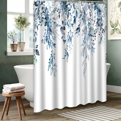 Rideau de douche avec 12 crochets