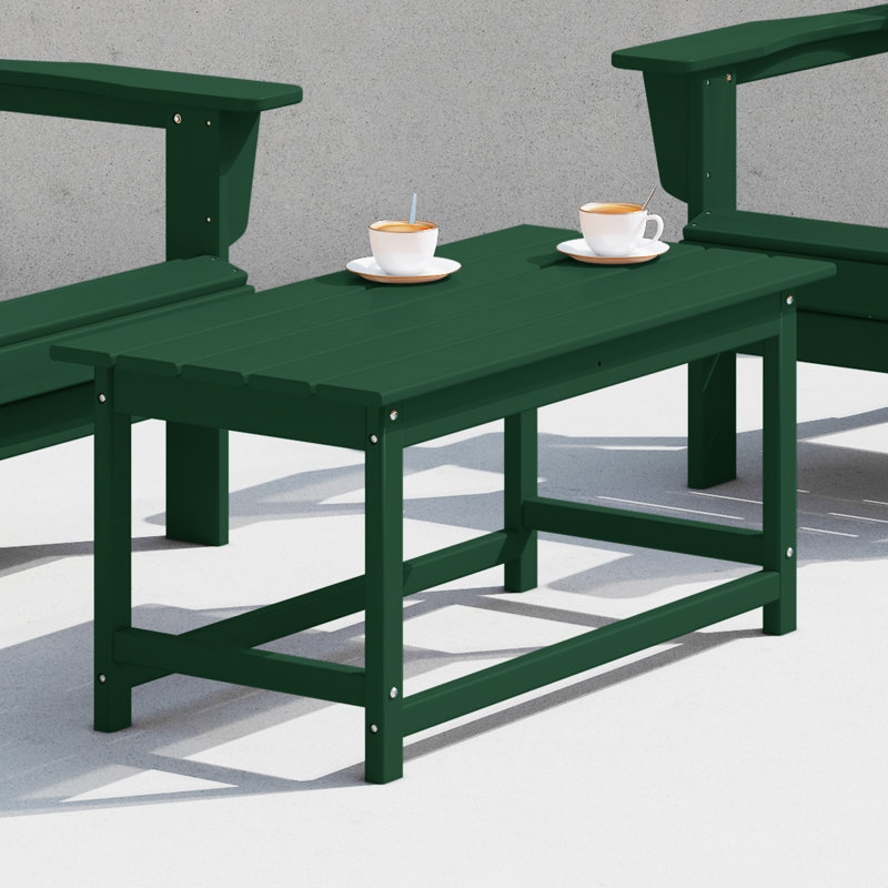 Table basse d'extérieur Laguna, Vert foncé