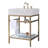 Natsha 24'' Natural Carrara Marble  Bathroom Vanity with Sink-1232766894-1208127020