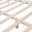 Structure de lit plateforme, lit plateforme de style rétro