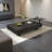 Modern creative square rock plate coffee table-102782878