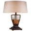 Lampe de table brune 30 po Ksenja