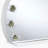 Alma White Finish Accent Mirror