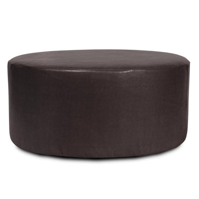 Florio Faux Leather Ottoman