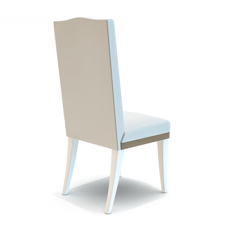 Fino 17.7'' H Fabric Upholstered Parsons Chair, White, White