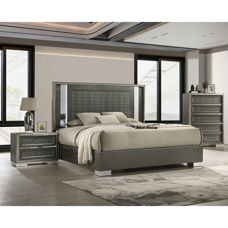 Nightstand, Dark Gray