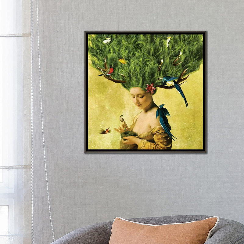 « safe haven » par diogo-impression, H 26 po x l 26 po x P 1,5 po, Toile avec cadre en bois classique