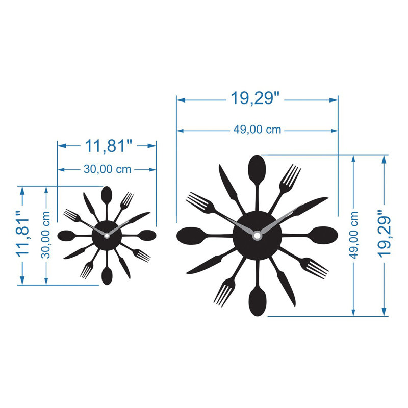 Chowk Metal Wall Clock, 49" H x 49" W x 2" D, Silver