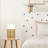 Judene 11"H Gold and White Round Shade Hurricane Lamp
