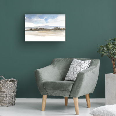 «Foggy Mountain Vista II» sur un cadre
