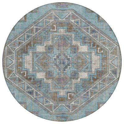 Machine Washable Indoor/Outdoor Chantille ACN2794 Global Rug