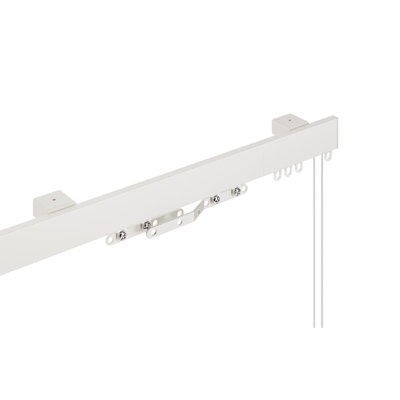 Bridgeview White Aluminium Curtain Track/Rail