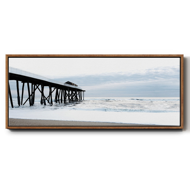 Belmar Pier I - toile encadrée, H 8 po x l 20 po