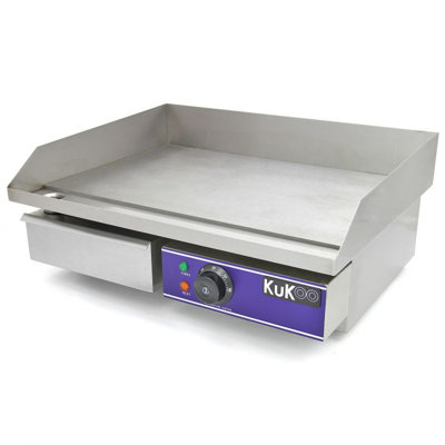 Kukoo 55cm W x 47cm D Indoor/Outdoor Use Single Burner Built-In Electric Grill